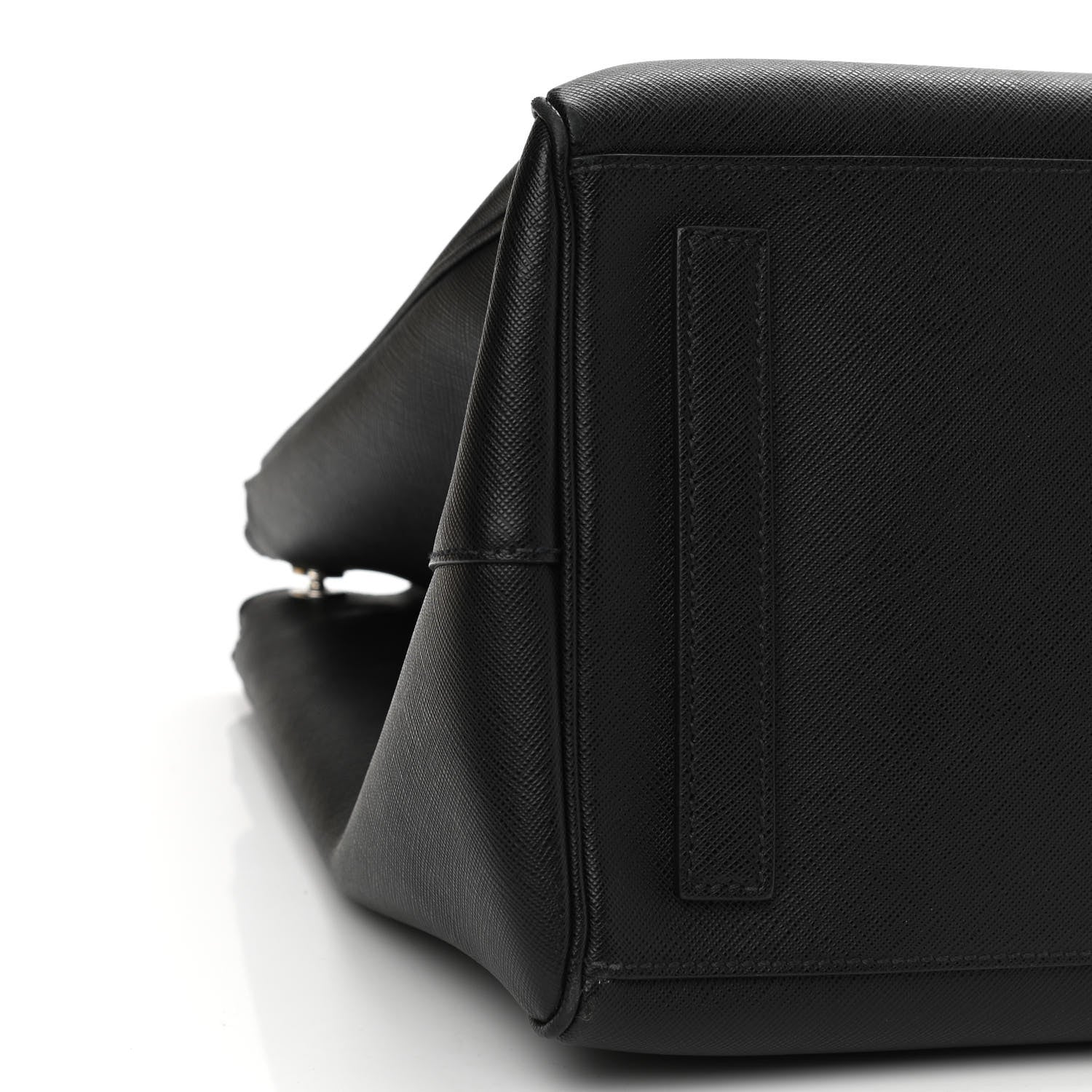 Prada Saffiano Double Zip Travel Tote Black 8 of 10
