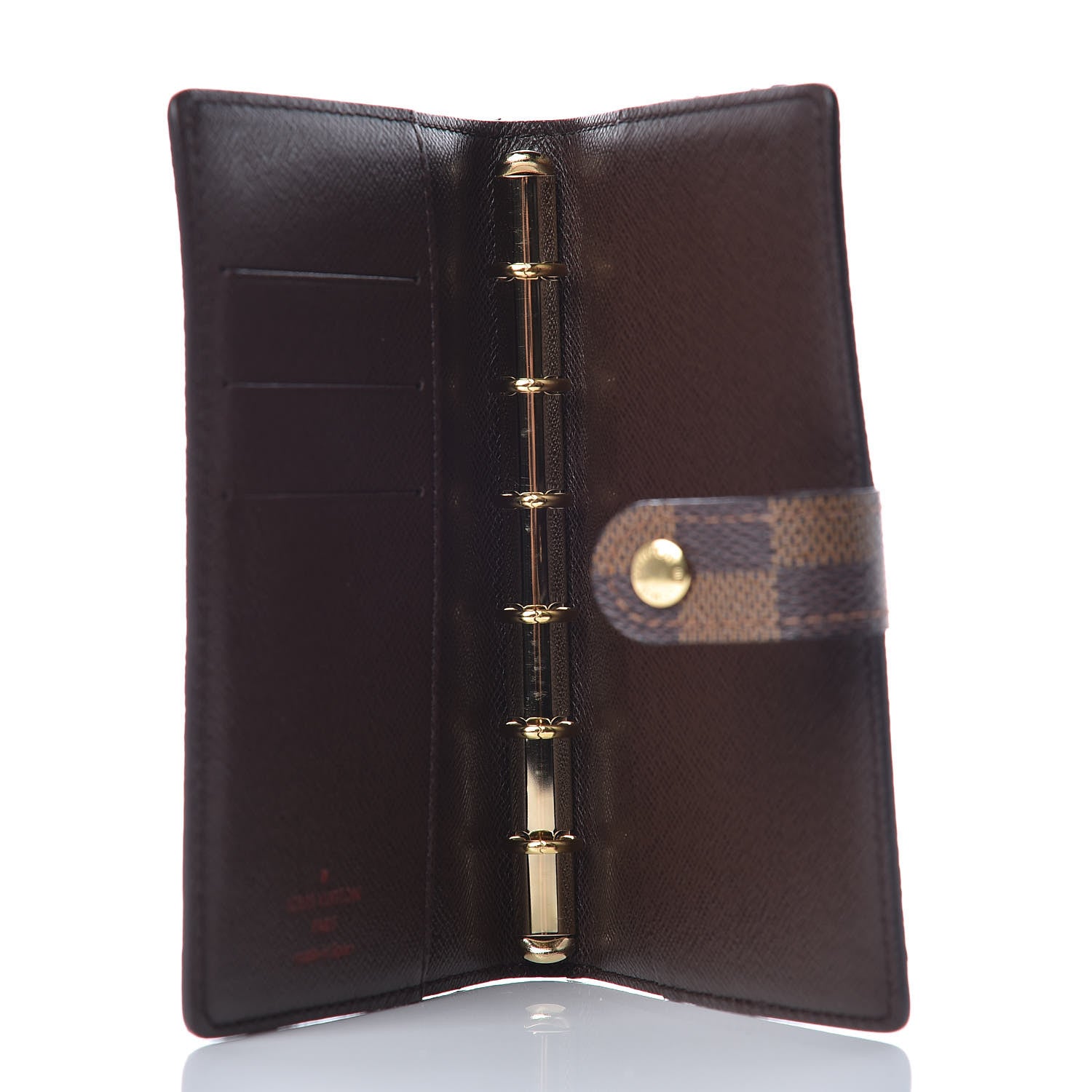 Louis Vuitton Damier Ebene Small Ring Agenda Cover 5 of 8