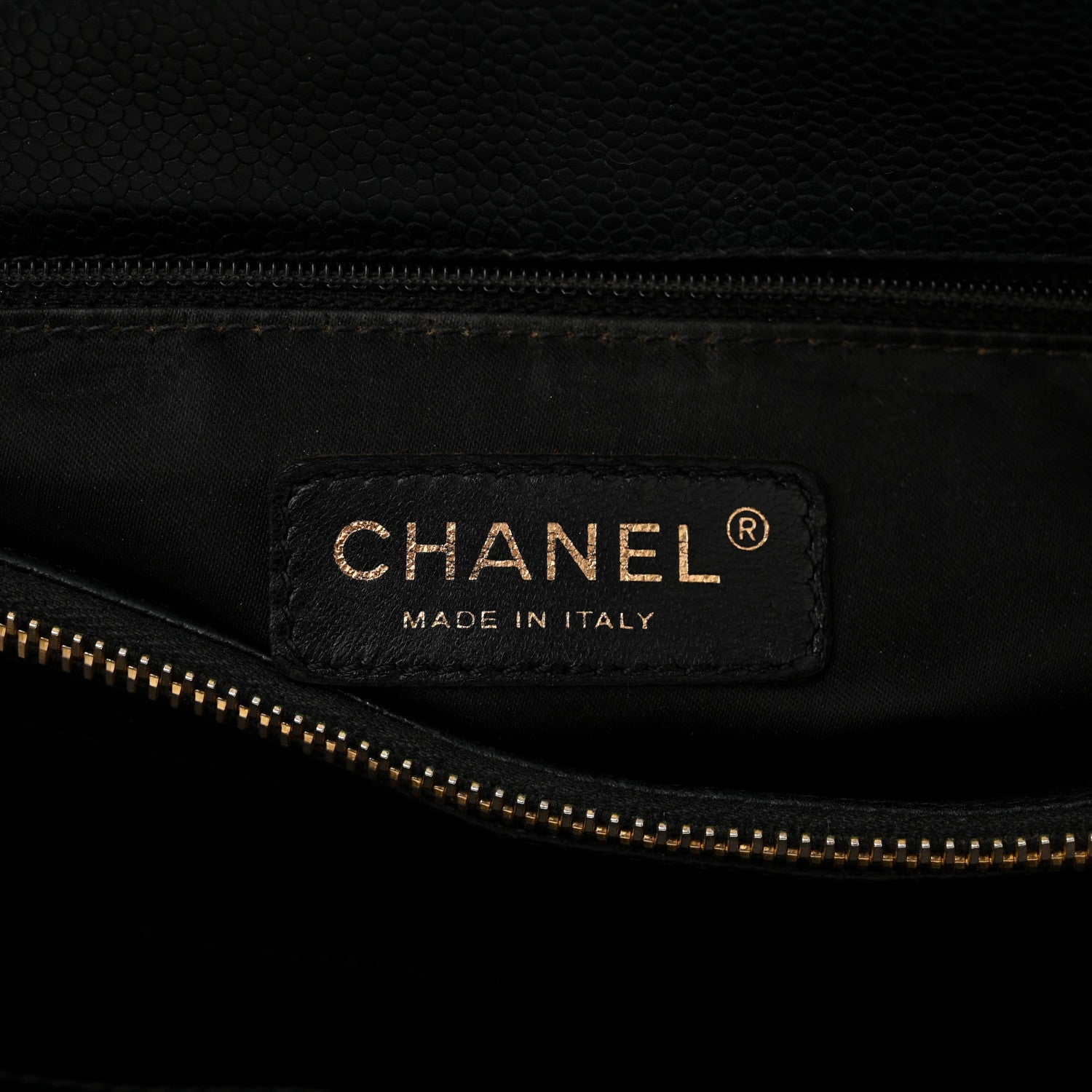 Chanel Caviar Quilted Grand Shopping Tote GST Black 6 of 11