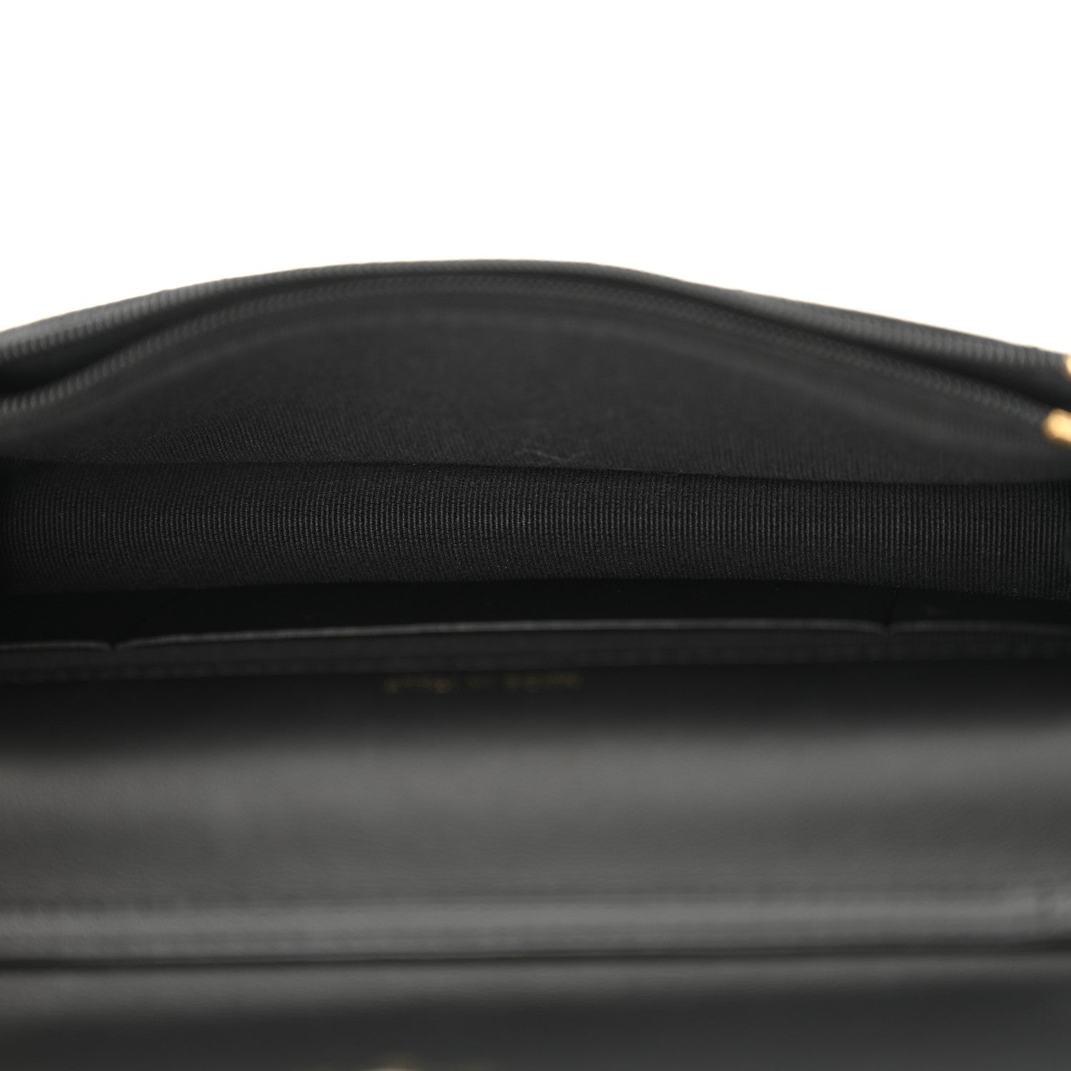 Chanel Caviar Quilted Glitter CC Roller Skate Wallet On Chain WOC Black 5 of 12