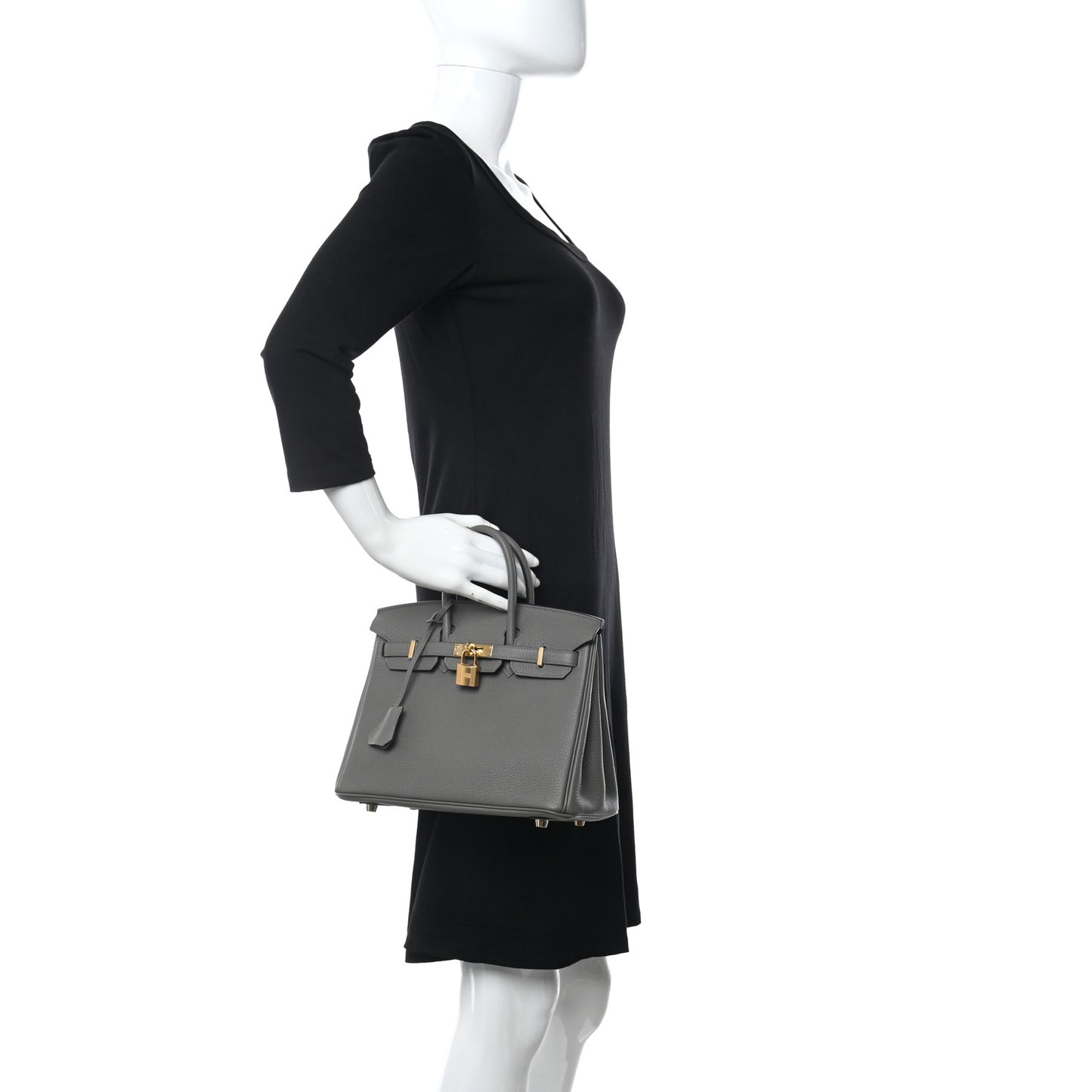 Togo Birkin 25 Gris Meyer