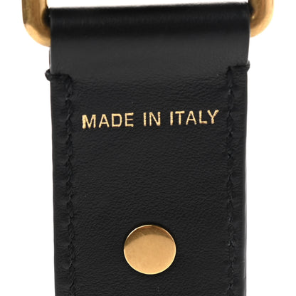 Christian Dior Canvas Embroidered Shoulder Strap Black 3 of 5