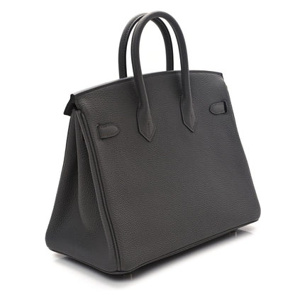 Hermes Togo Birkin 25 Etain 3 of 12