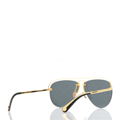 Louis Vuitton Metal Monogram Grease Sunglasses Z1172W Gold 4 of 9