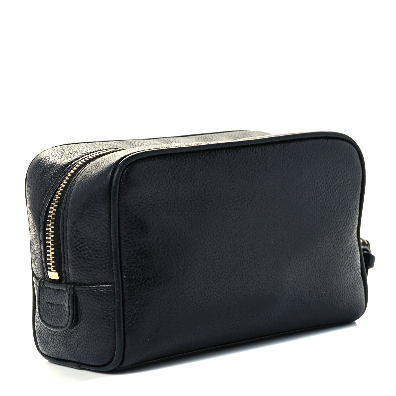 Chanel Caviar Timeless CC Cosmetic Pouch Bag Black 3 of 10