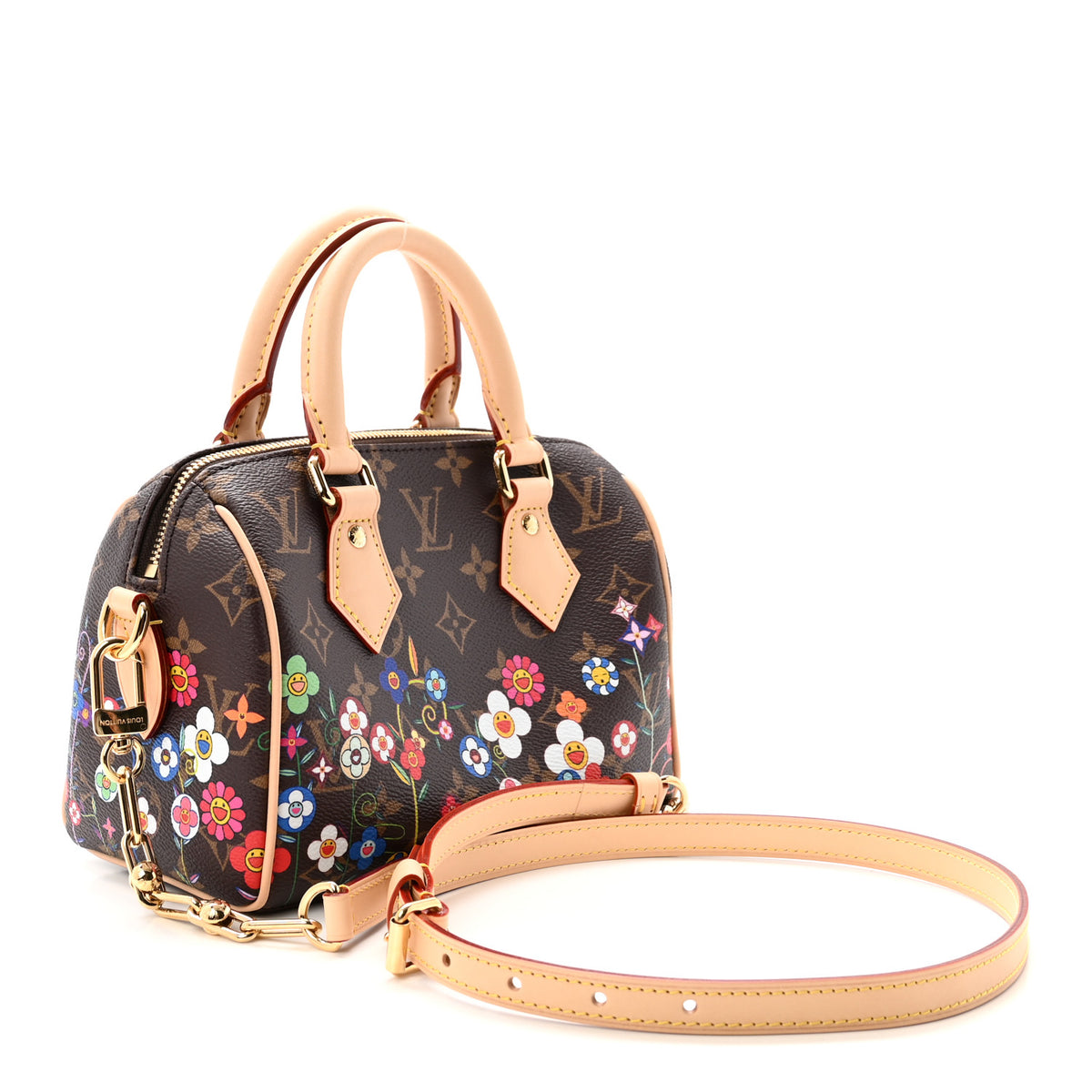 LV X TM Monogram Flowers Speedy Bandouliere 20