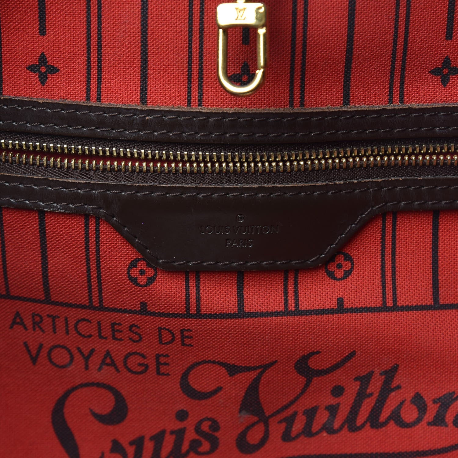 Louis Vuitton Damier Ebene Neverfull MM 7 of 11