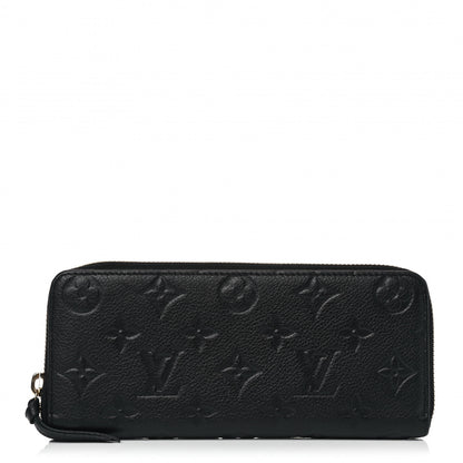 Louis Vuitton Empreinte Clemence Wallet Black 1 of 5
