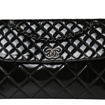 Chanel Vinyl Quilted In the Business Flap Bag Black 8 of 16