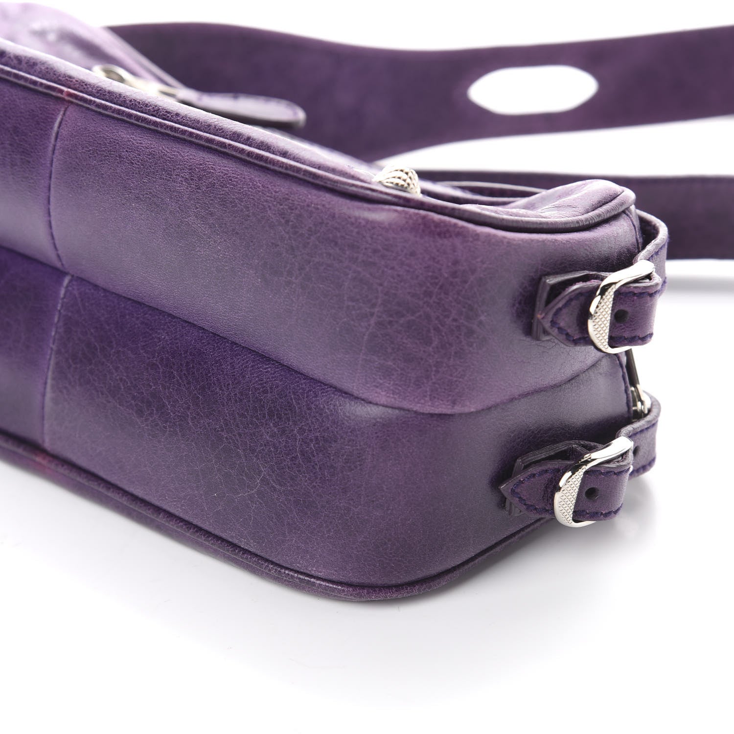 Balenciaga Agneau Giant 12 Silver Hardware Chic Bag Sapphire 7 of 8