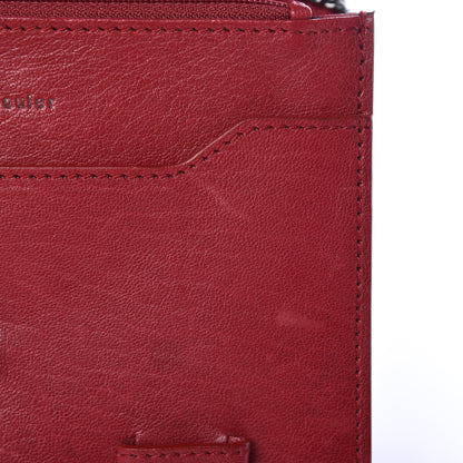 Proenza Schouler Lambskin PS1 Large Chain Wallet Red 8 of 9