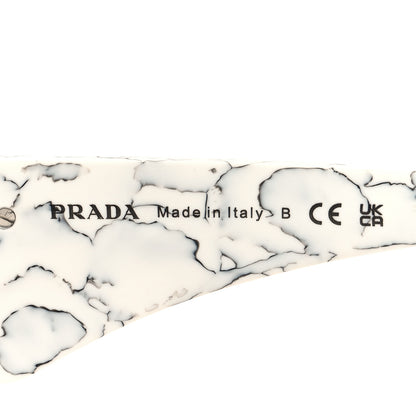Prada Acetate Symbole Sunglasses SPR 13Z White Marble 5 of 8