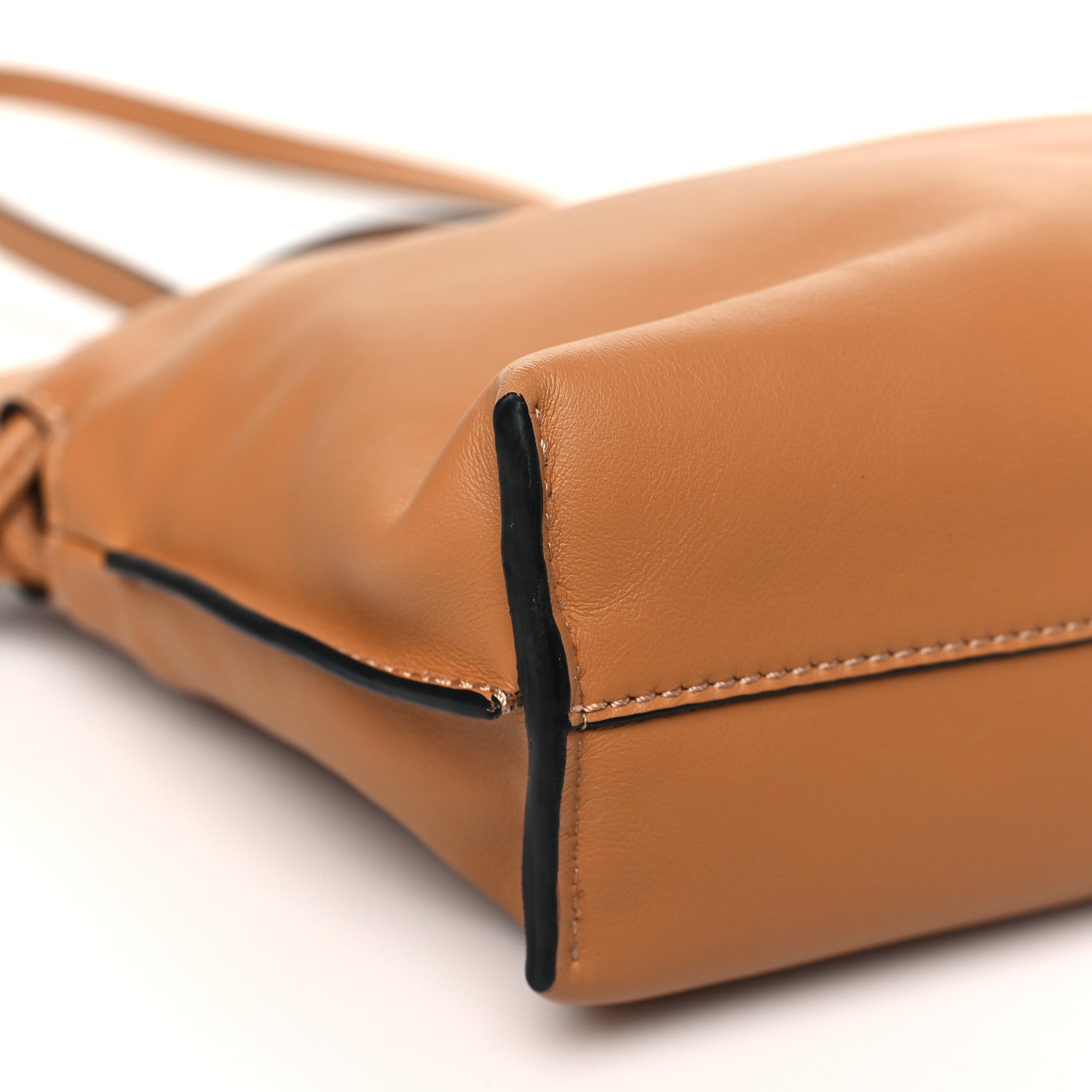 Loewe Calfskin Flamenco Knot Clutch Warm Desert 9 of 10