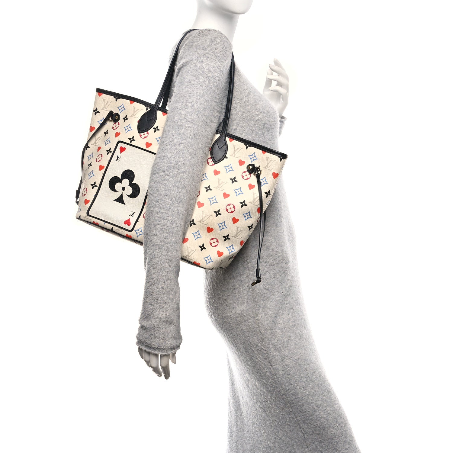 Louis Vuitton Game On Neverfull MM White 2 of 10