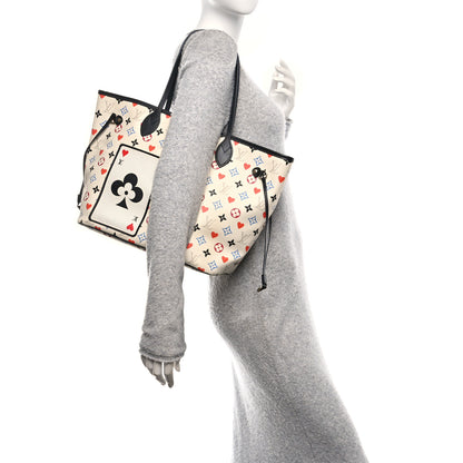 Louis Vuitton Game On Neverfull MM White 2 of 10