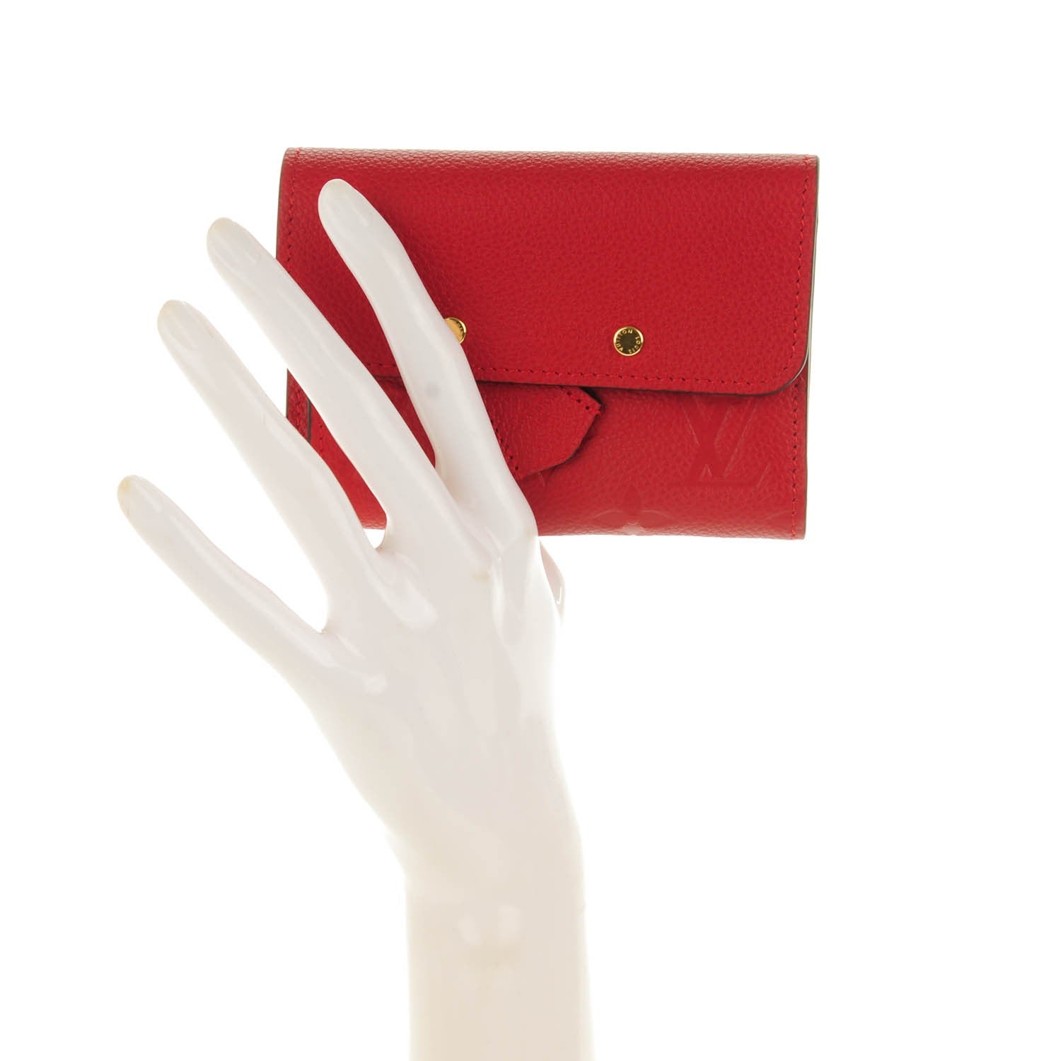 Louis Vuitton Empreinte Pont-Neuf Compact Wallet Cherry 2 of 7