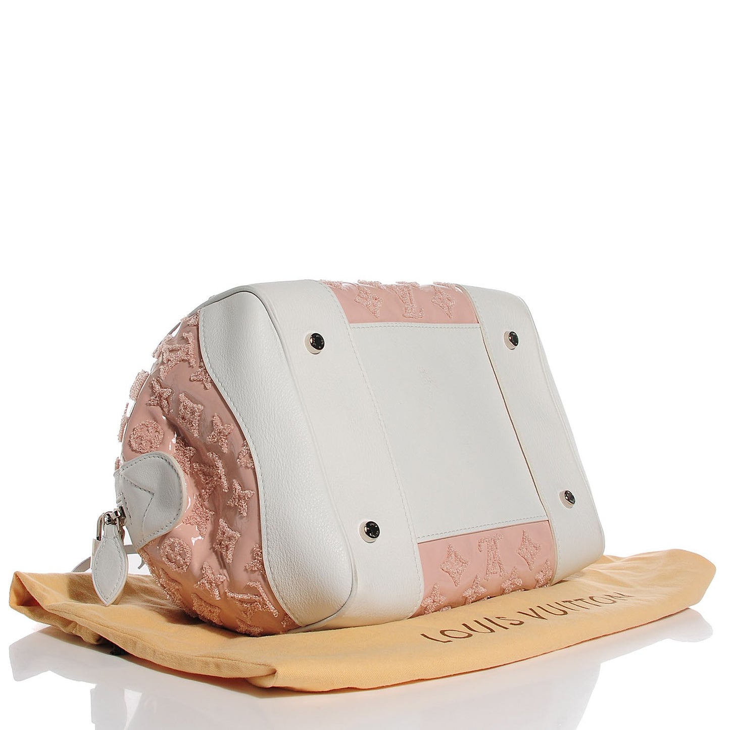 Monogram Bouclettes Speedy Round Rose