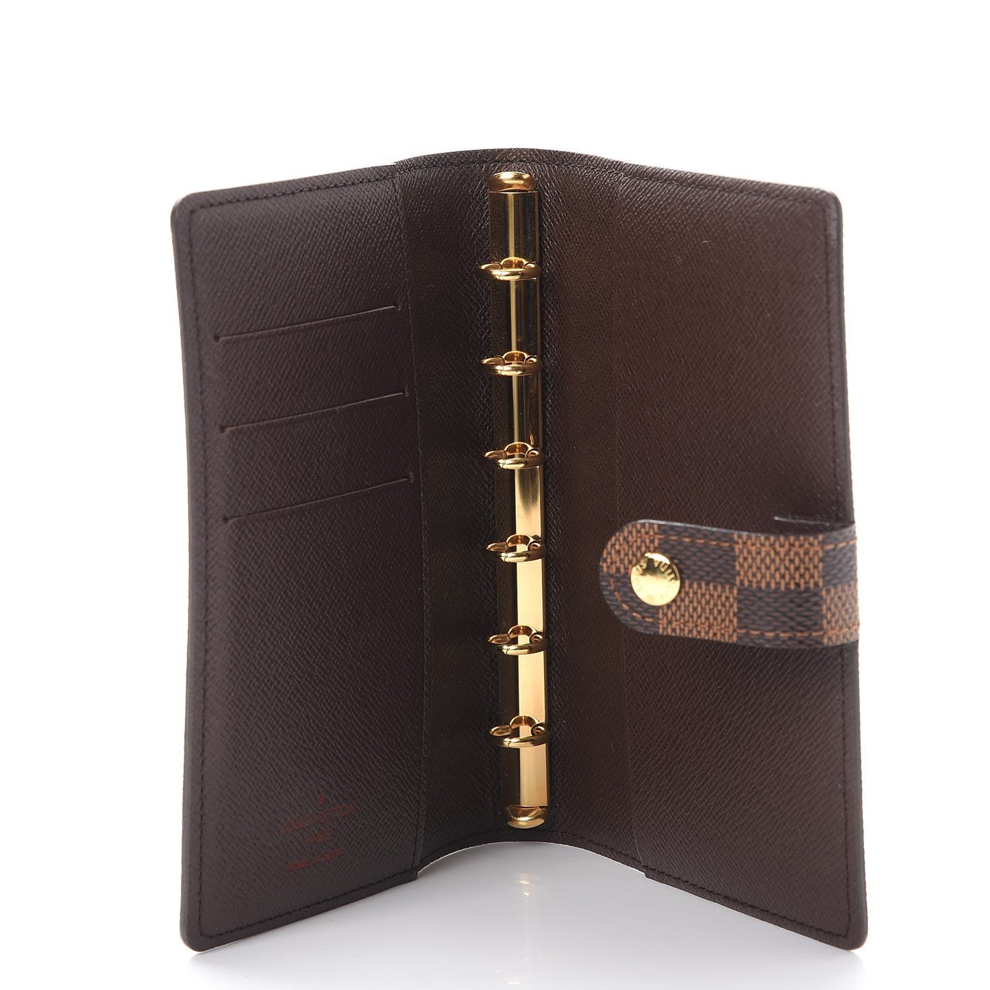 Damier Ebene Small Ring Agenda Cover