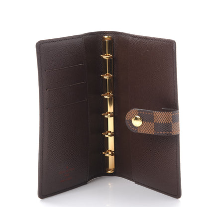 Louis Vuitton Damier Ebene Small Ring Agenda Cover 5 of 8