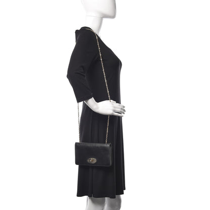 Mulberry Grainy Print Bayswater Clutch Wallet Black 2 of 13