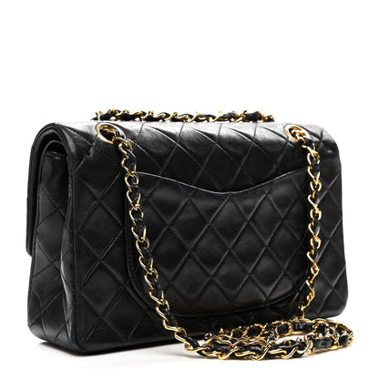 Chanel Lambskin Quilted Small Double Flap Black 3 of 13