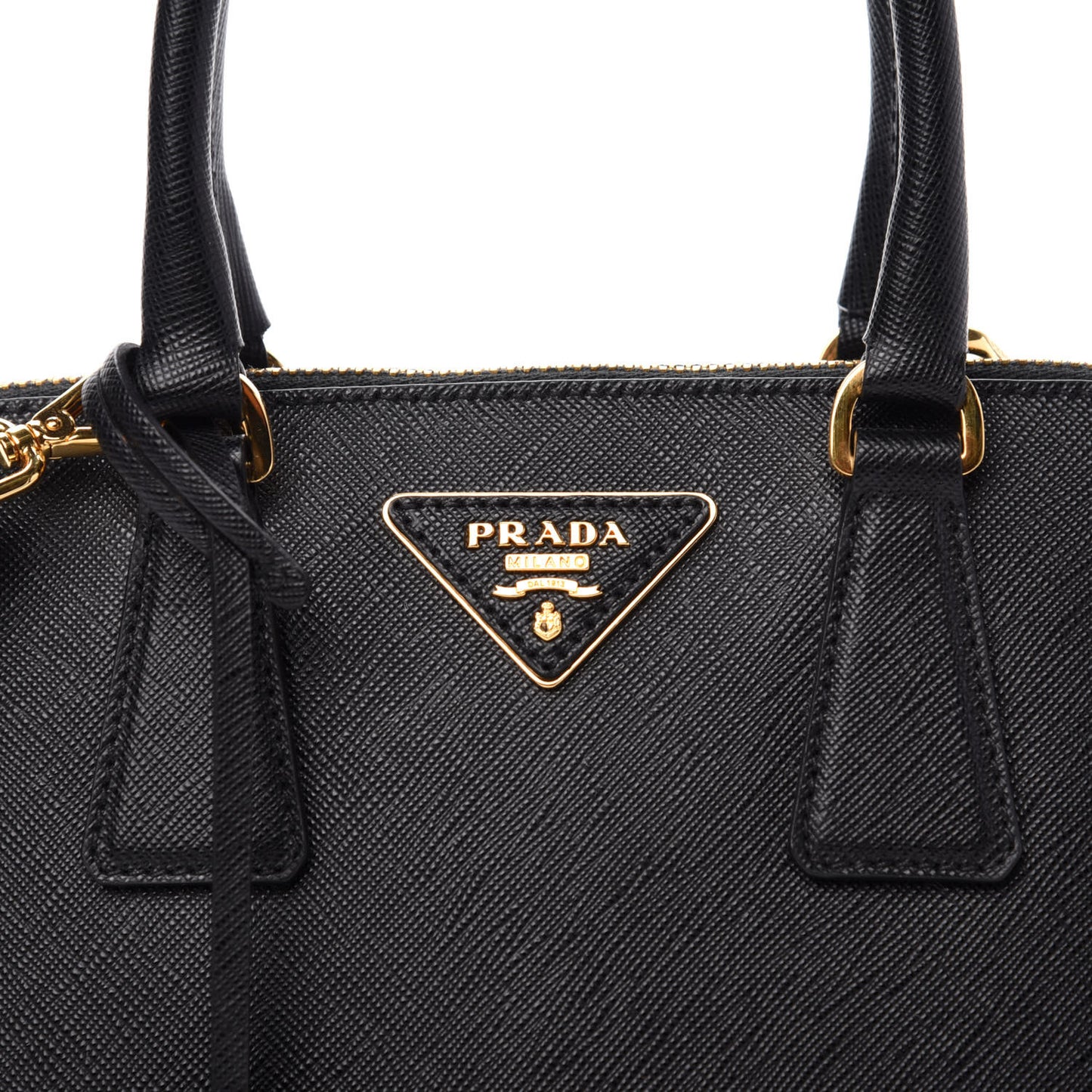 Saffiano Lux Small Promenade Tote Black