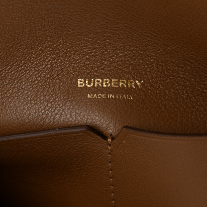 Burberry Calfskin Medium Society Tote Dusty Caramel 6 of 13