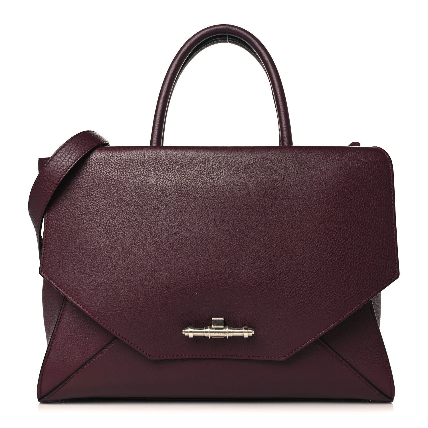 Givenchy Calfskin Obsedia Satchel Burgundy 1 of 9
