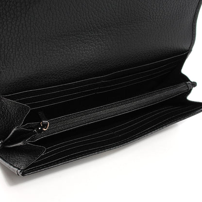 Gucci Dollar Calfskin Swing Continental Wallet Black 5 of 7