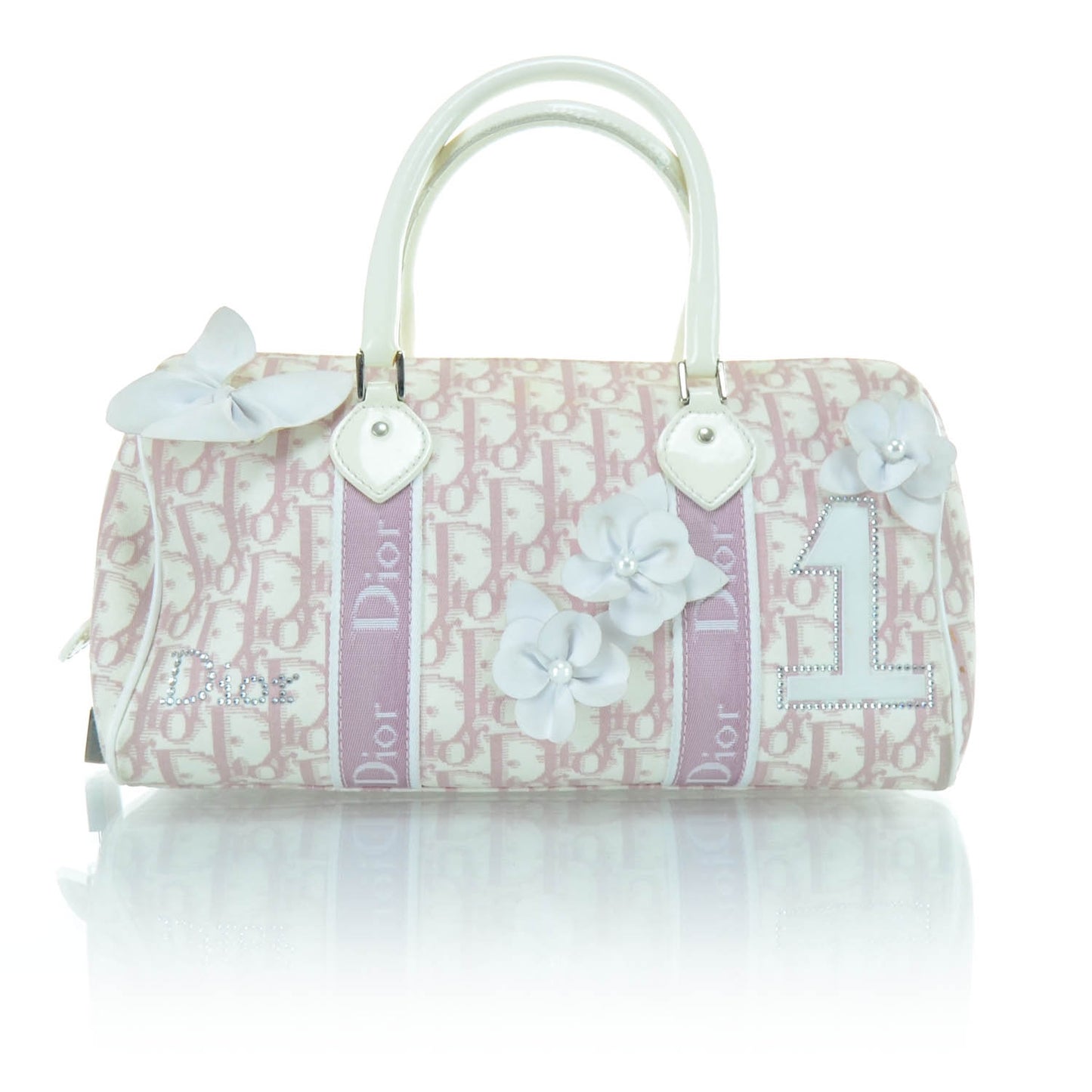 Monogram Girly Boston Bag Pink