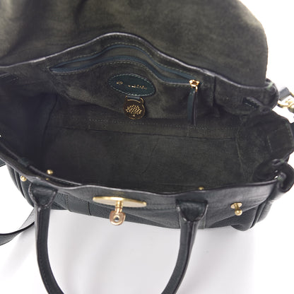 Mulberry Goatskin Small Heritage Bayswater Satchel Dark Green 5 of 8