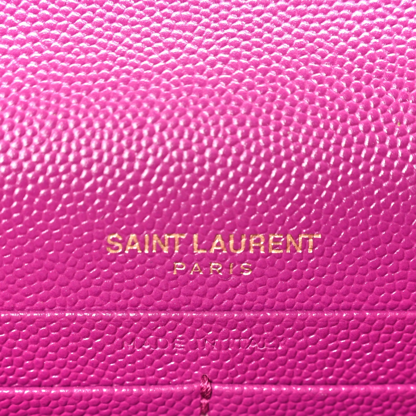 Grain De Poudre Classic Monogram Kate Tassel Chain Wallet Dark Grape