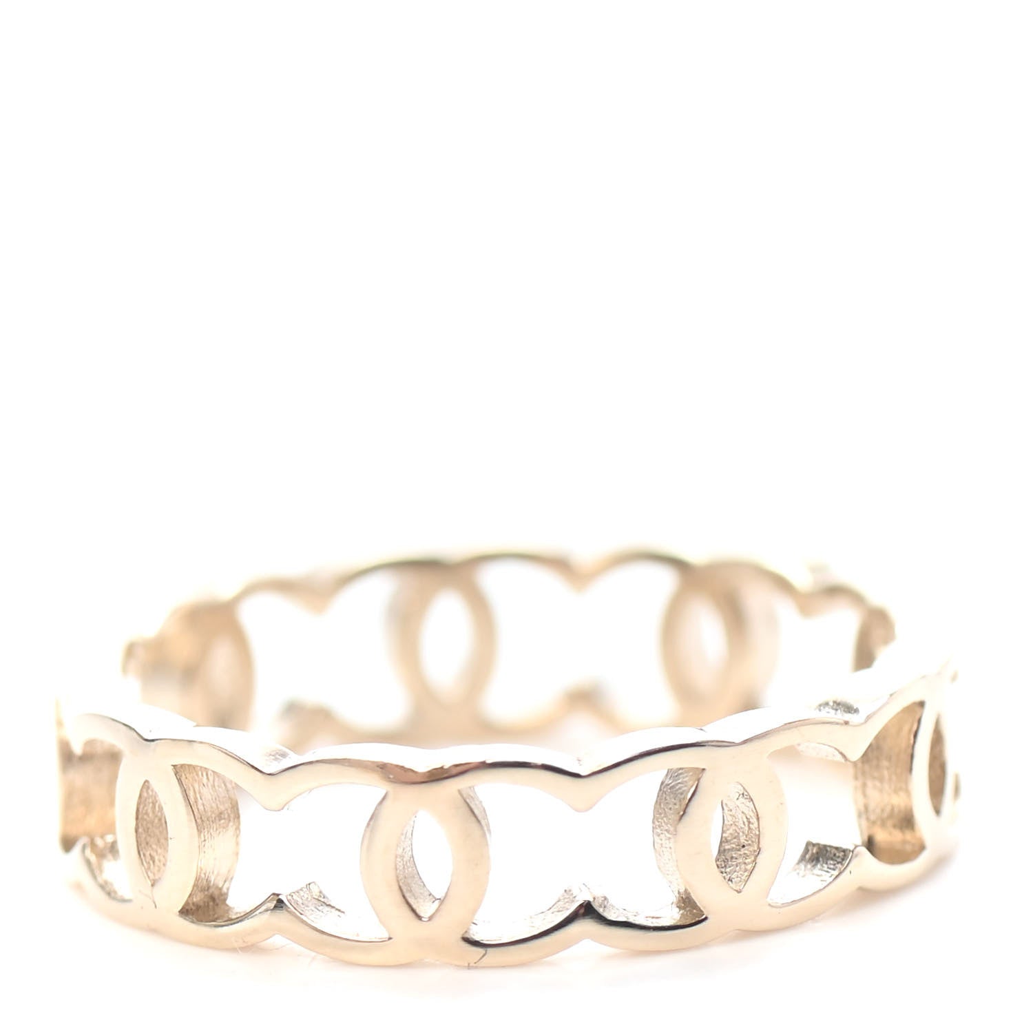 Chanel Metal CC Ring 6 52 Gold 2 of 3