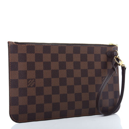 Louis Vuitton Damier Ebene Neverfull MM GM Pochette 3 of 7