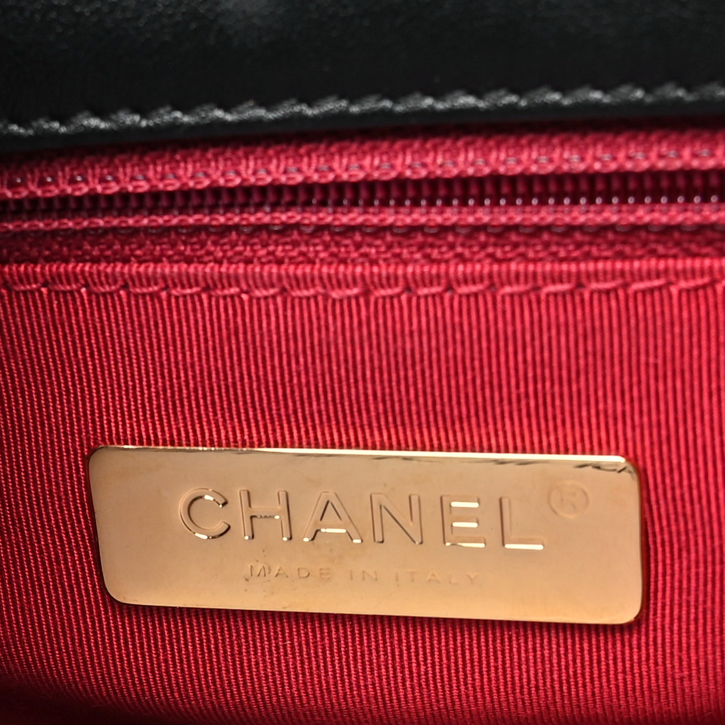 Lambskin Quilted Large Chanel 19 Flap Black