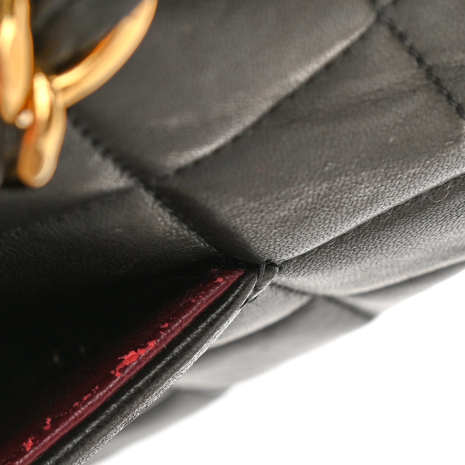 Chanel Lambskin Quilted Jumbo Single Flap Black 16 of 16