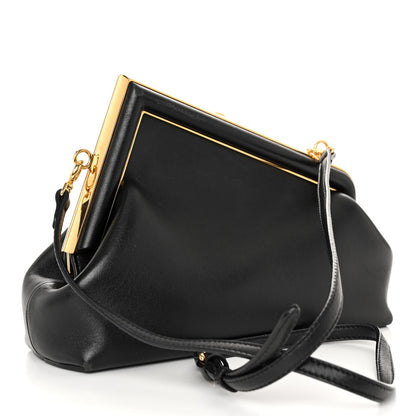 Fendi Shiny Nappa Small Fendi First Black 3 of 13
