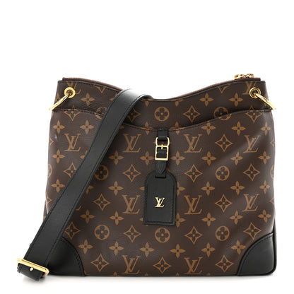 Louis Vuitton Monogram Odeon MM Black 1 of 11