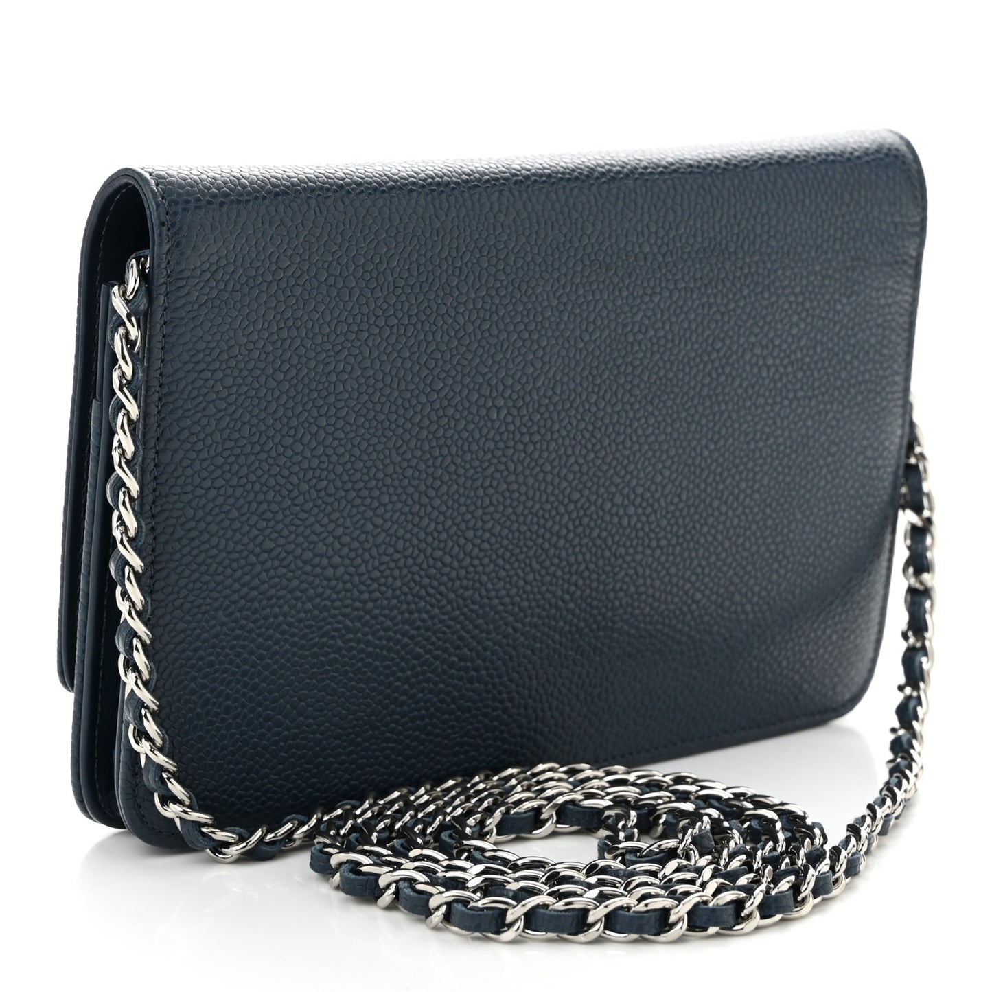Caviar Timeless CC Wallet on Chain WOC Blue