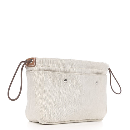 Hermes Canvas Barenia Fourbi 20 PM Pouch Naturel Fauve 2 of 11