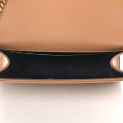 Saint Laurent Grain De Poudre Medium Monogram Kate Satchel Dark Beige 4 of 13