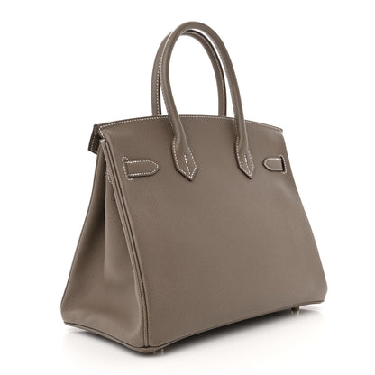 Hermes Epsom BIRKIN 30 Etoupe 4 of 13