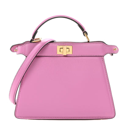 Fendi Shiny Nappa Petite Peekaboo I SEE U Satchel Rosa 1 of 10