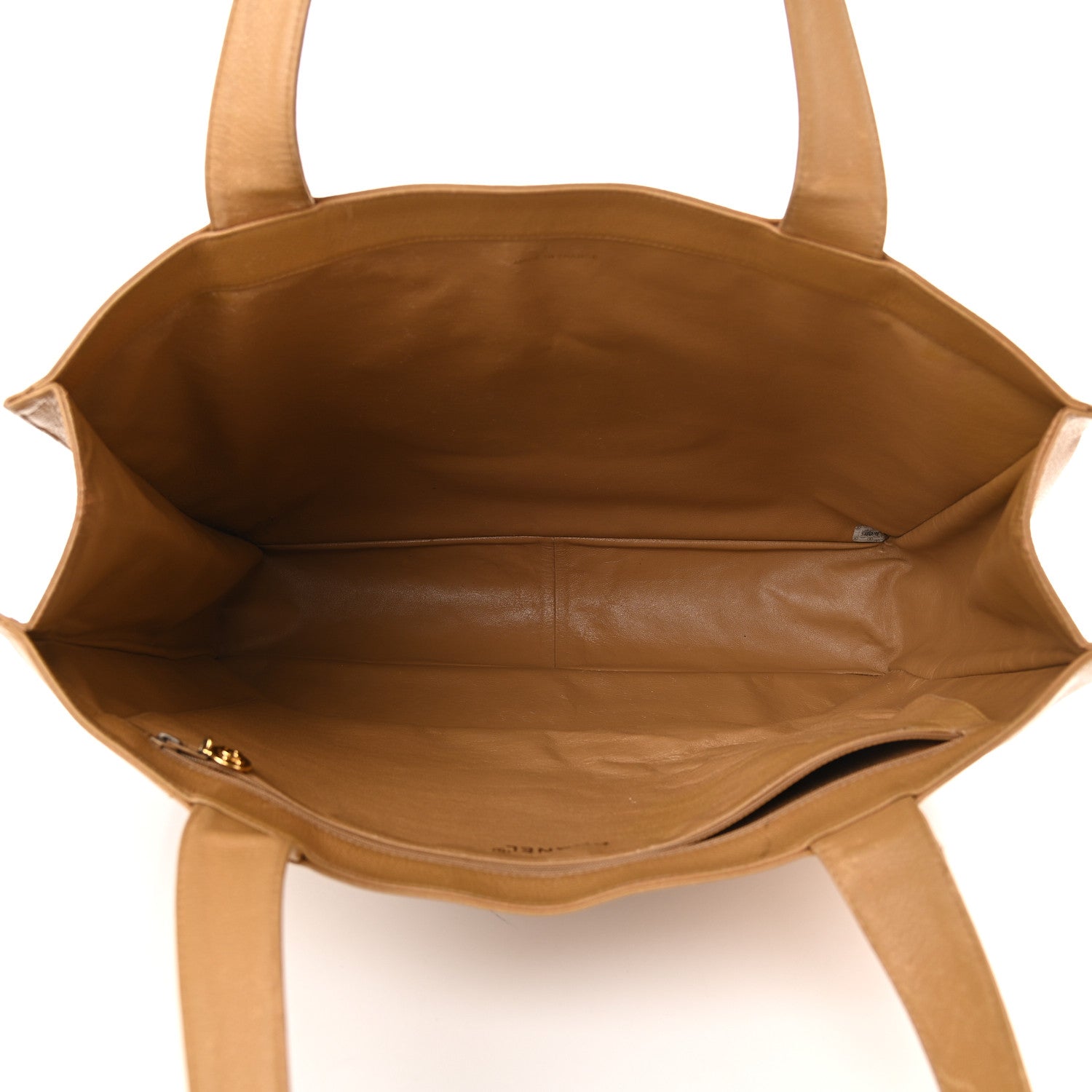 Chanel Caviar CC Tote Beige 5 of 16