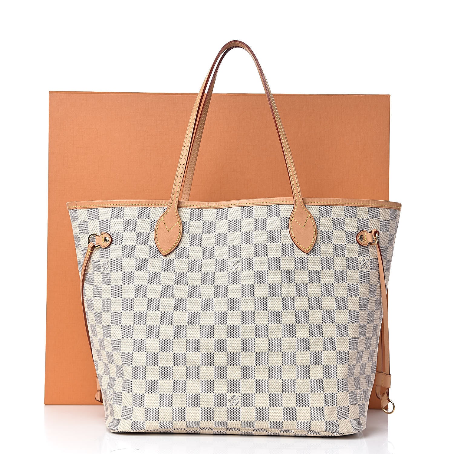 Louis Vuitton Damier Azur Neo Neverfull MM Rose Ballerine 13 of 13
