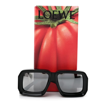 Loewe Acetate Paula's Ibiza Dive In Mask Sunglasses LW40064U Black Silver 7 of 7