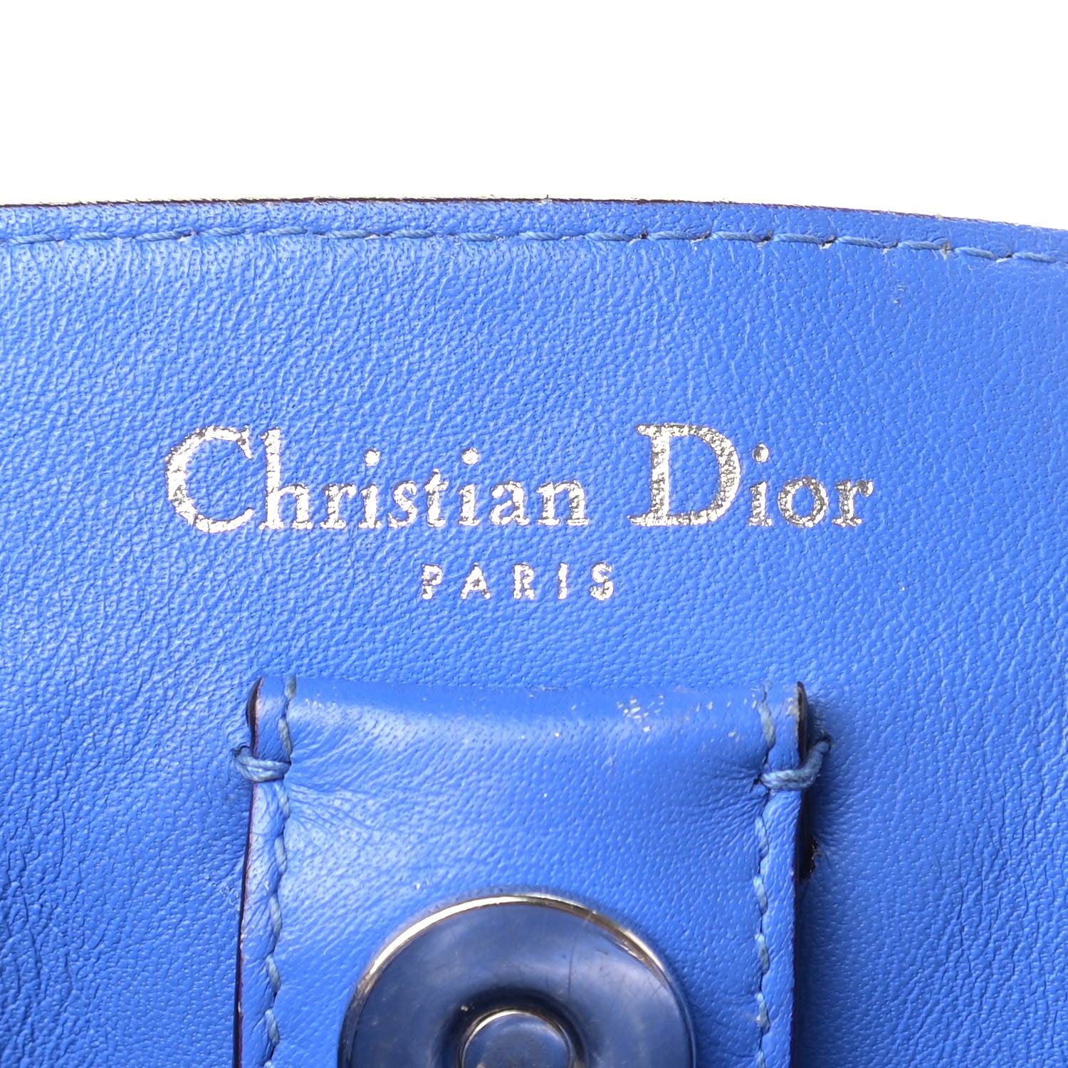 Christian Dior Bullcalf Medium Diorissimo Tote Purple 5 of 9