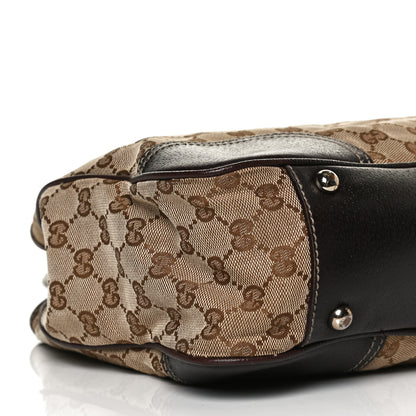 Gucci Monogram Medium Princy Tote Dark Brown 9 of 15