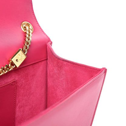 Saint Laurent Smooth Calfskin Medium Classic Monogram Kate Tassel Satchel Fuchsia 15 of 17