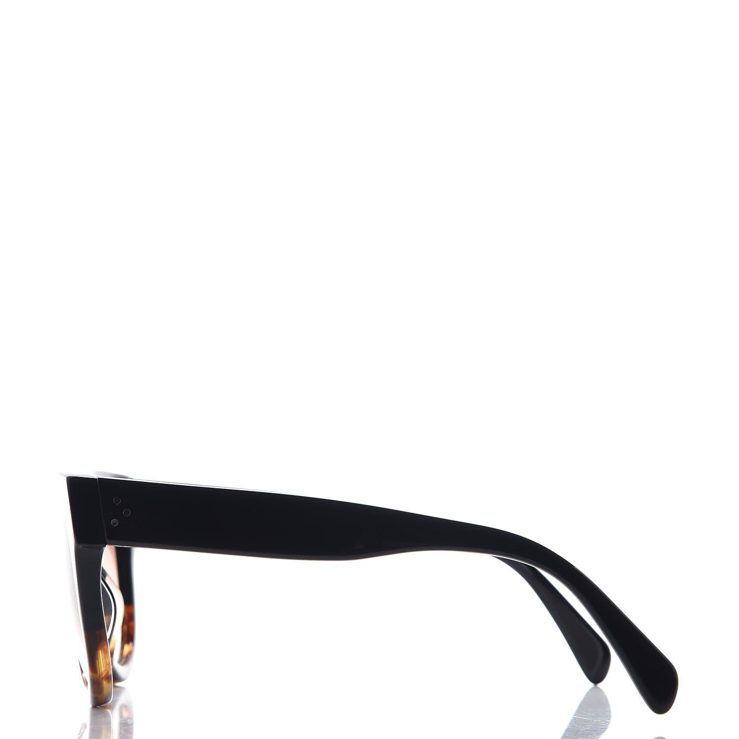 Celine Shadow Sunglasses CL 41026/S Black Havana 3 of 7